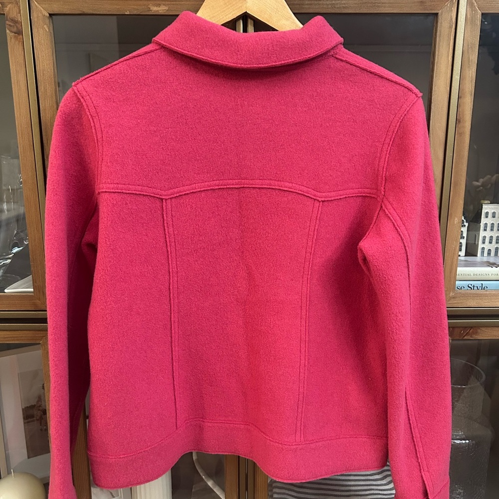 Wool Bright Pink Jacket - Picture 7 of 9